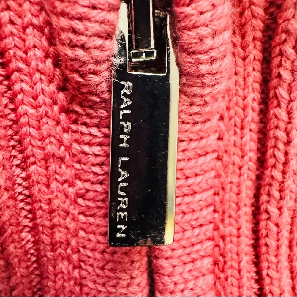 Polo Ralph Lauren Pink Turtleneck Sweater - Picture 5 of 6